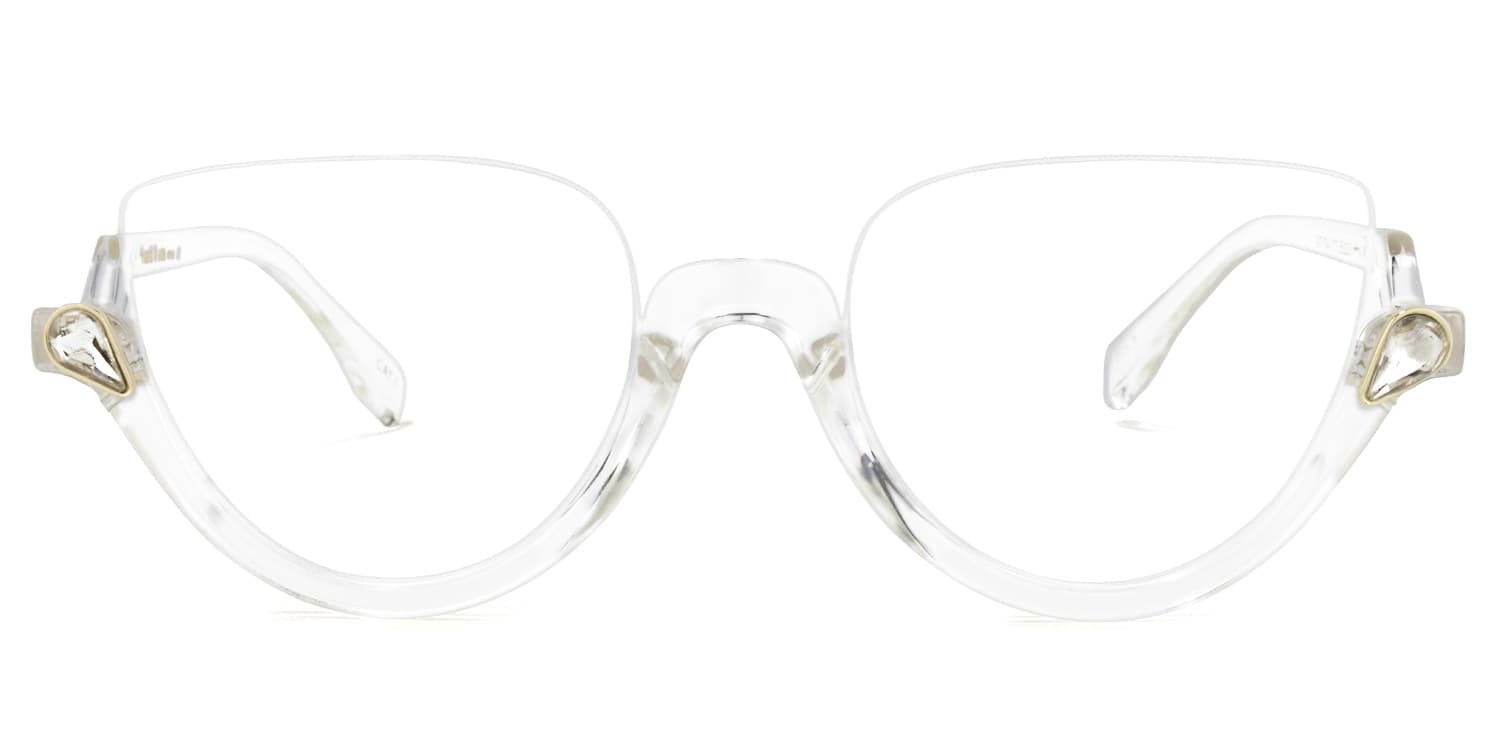 Cat Eye Crystal Glasses 0