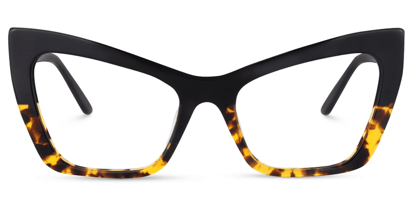 Driscoll Cateye Yellow-Tortoise Glasses