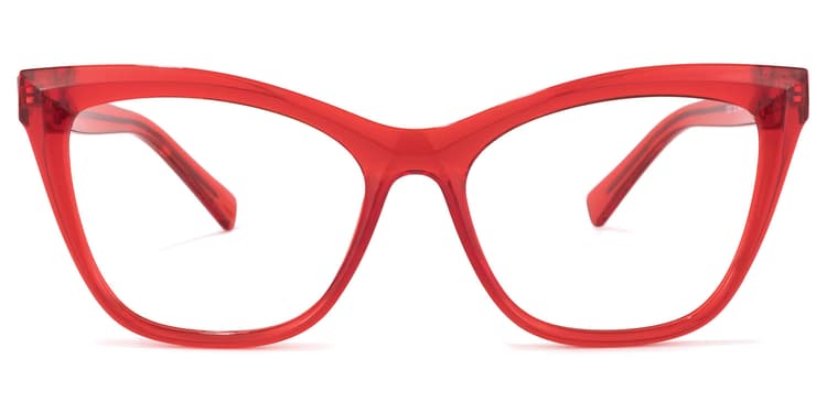 Raegan Cateye Red Glasses