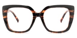 Brenda Square Tortoise Glasses0