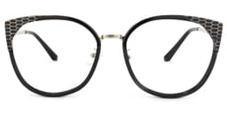 Yvette Cateye Black Glasses0