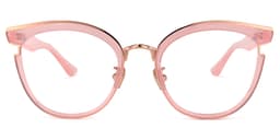 Eleanore Cat Eye Pink Glasses0