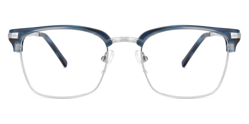 Simmons Browline Gray Glasses