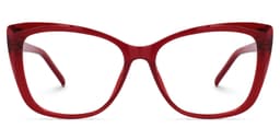 Farris Square Red Glasses0