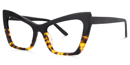 Driscoll Cateye Yellow-Tortoise Glasses1