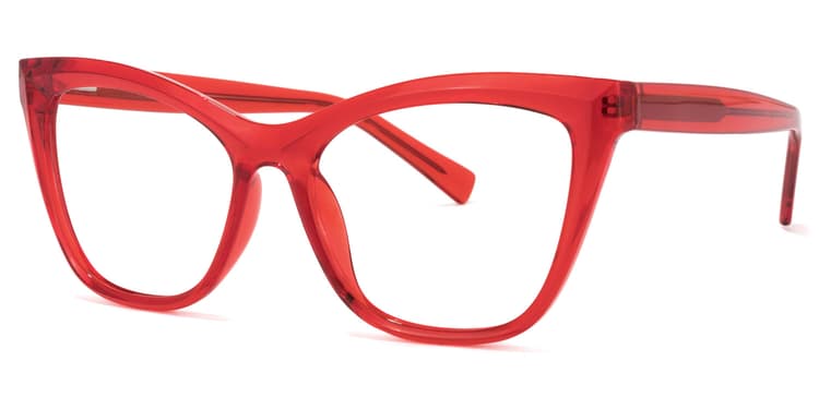 Raegan Cateye Red Glasses