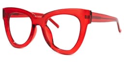 Yaser Geometric Red Glasses1