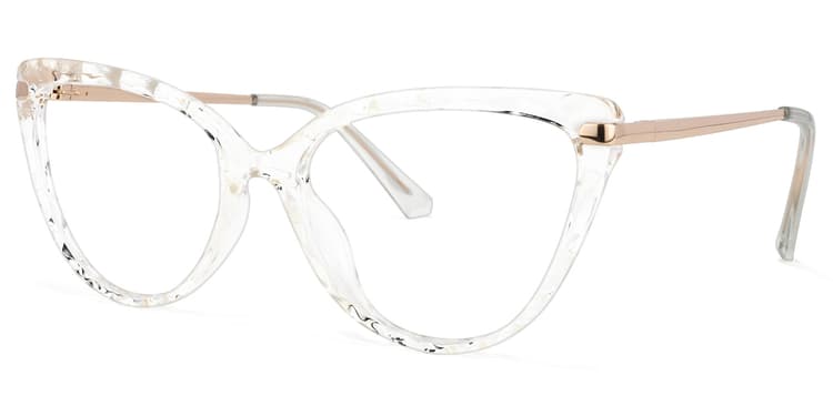 Lucas Cateye Crystal Glasses