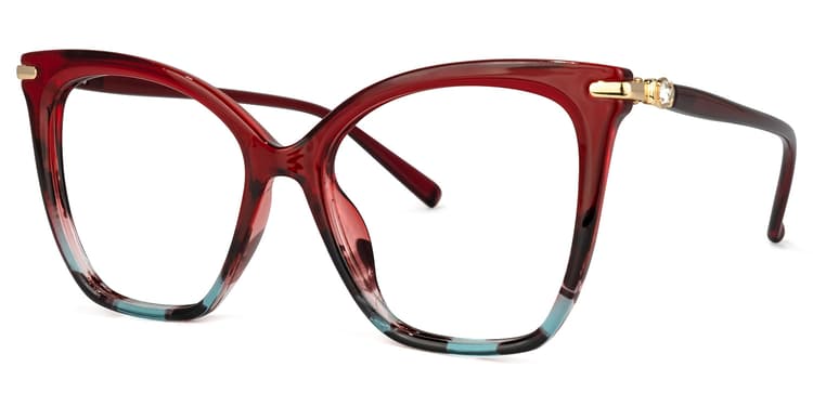 Lamar Butterfly Red Glasses