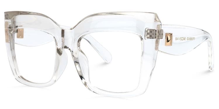 Alberta Cat Eye Crystal Glasses
