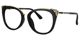 Dalton Cat Eye Black Glasses2