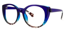 Migdalia Cateye Dark-Blue Glasses1