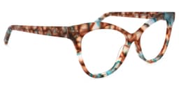 Eschwege Cateye Green-Floral Glasses2