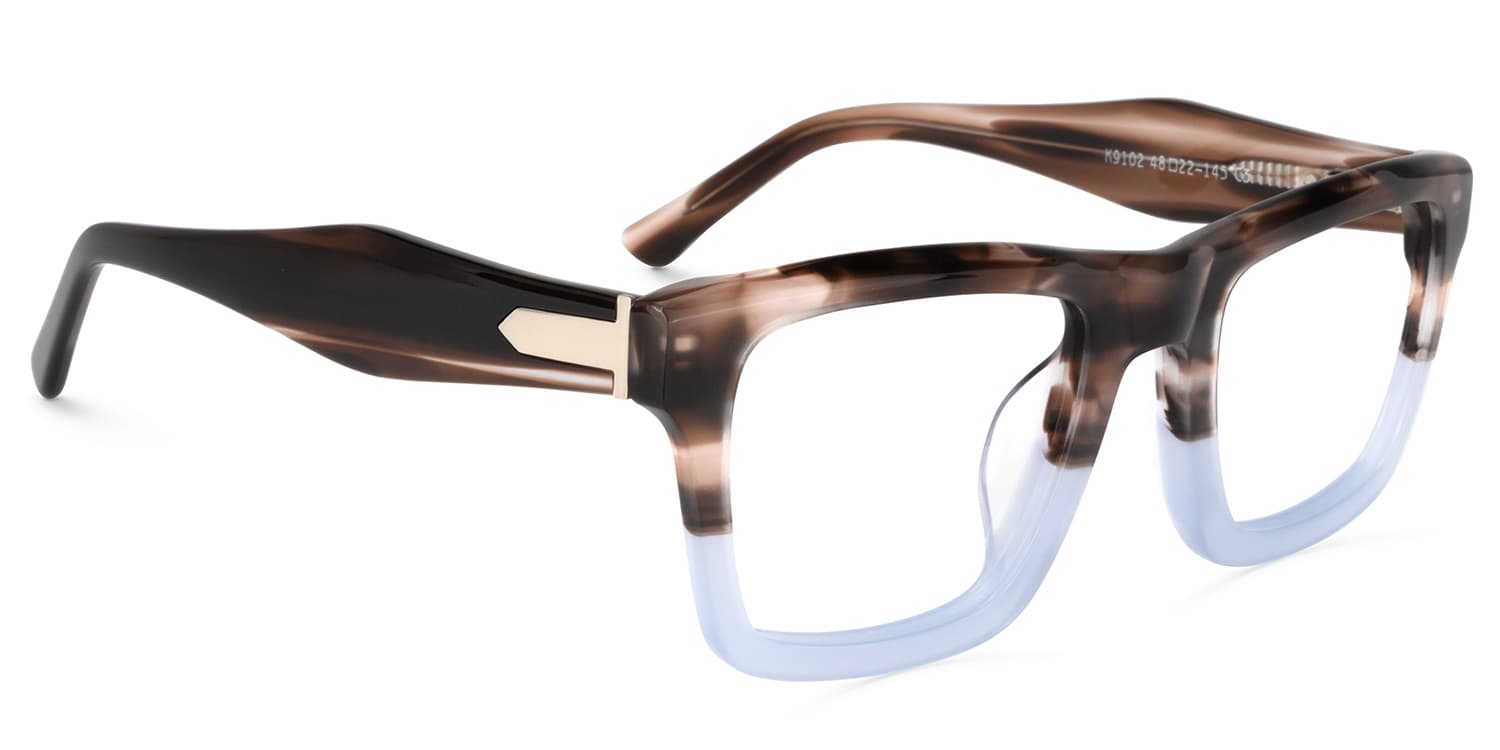 Rectangle Brown Glasses1