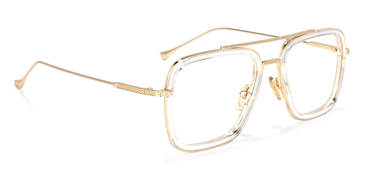 Aviator Crystal Glasses | Zeelool Glasses3