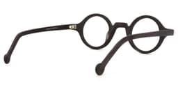 Arale Round Burnt Umber Glasses4