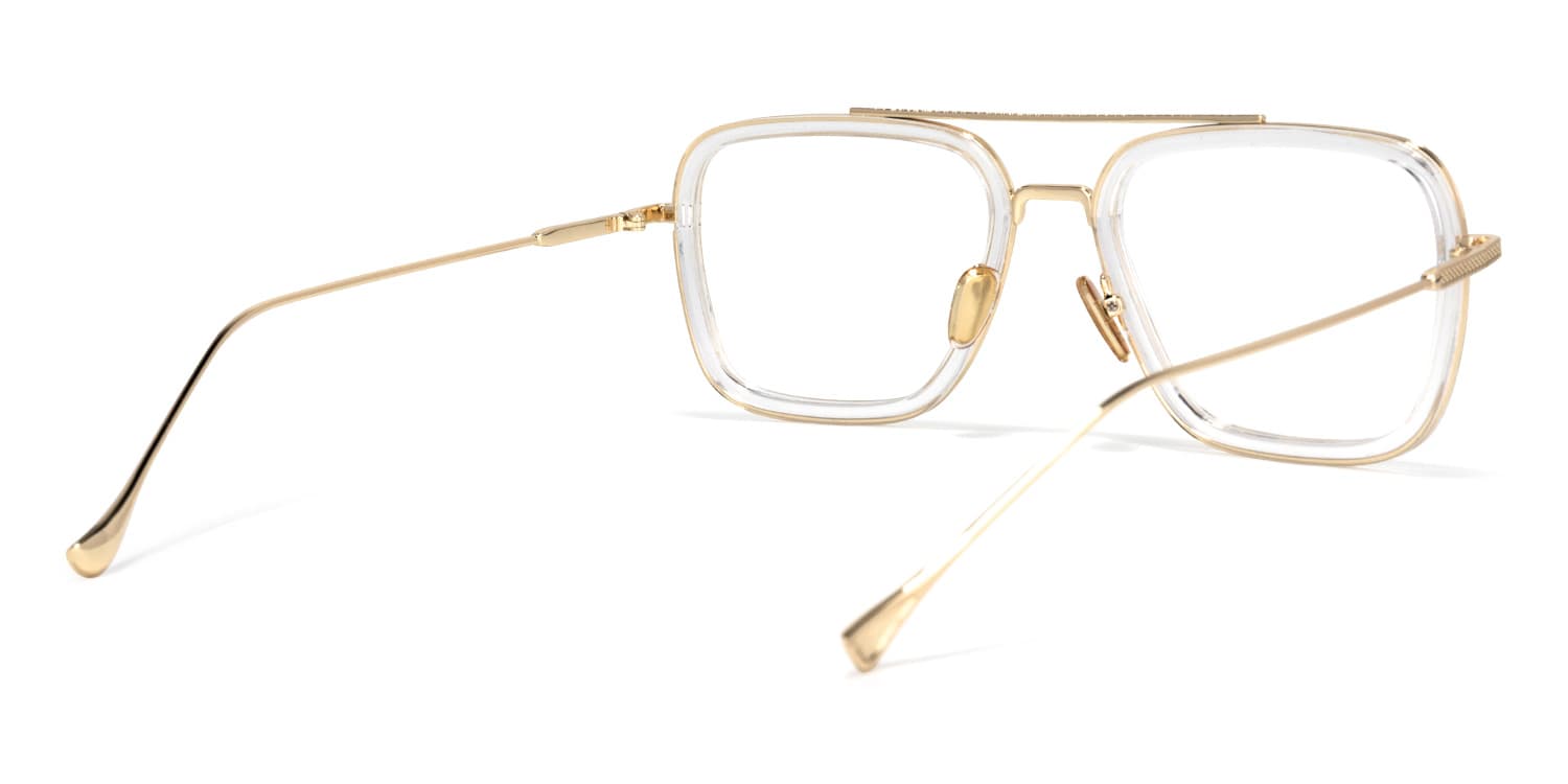 Aviator Crystal Glasses | Zeelool Glasses5