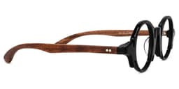 Charlie Round Black Glasses3