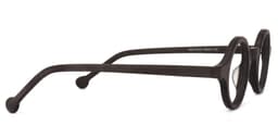 Arale Round Burnt Umber Glasses3