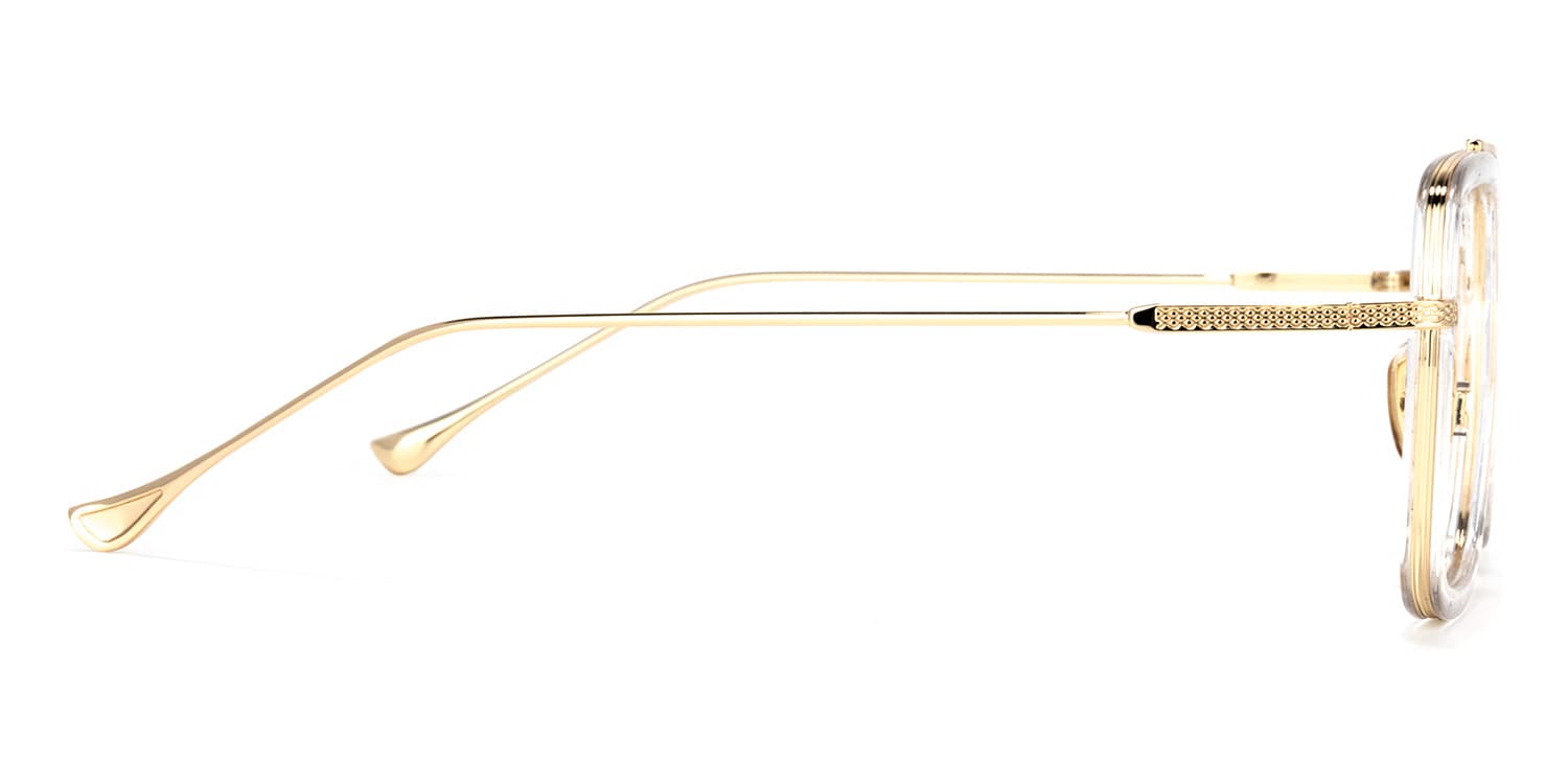 Aviator Crystal Glasses | Zeelool Glasses4