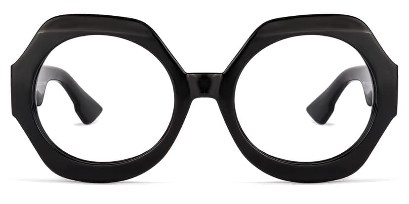 Geoffrey Geometric Black Glasses