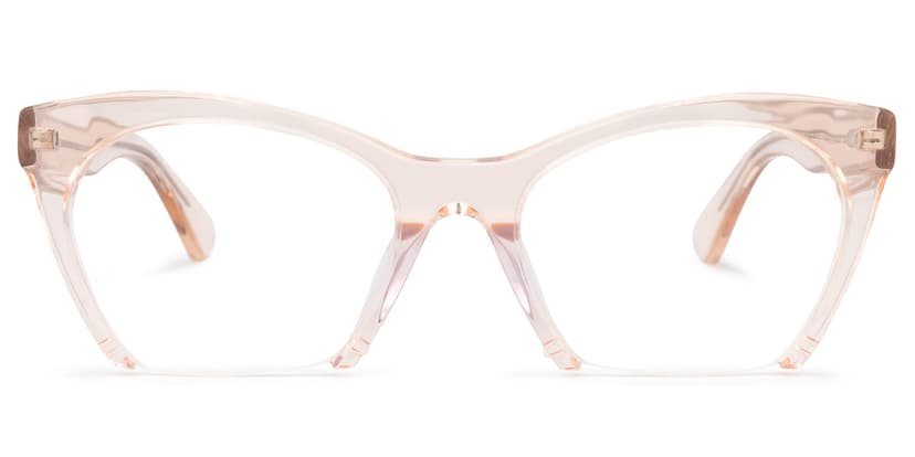 Christine Cat Eye Orange Glasses