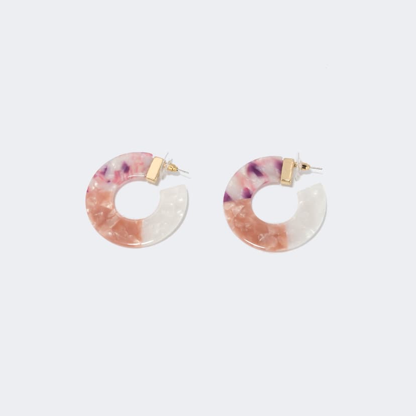 Stylish Multicolor Acetate Earrings