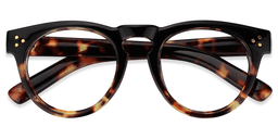 Malloy Round Tortoise Glasses1