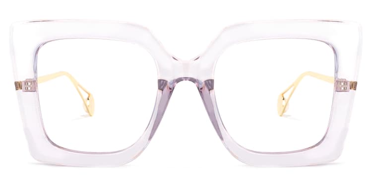 Qatar Square Light-Purple Glasses