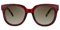 Harrell Square Dark-Red Glasses11