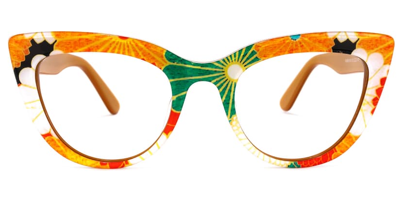 Makie Cateye Yellow Glasses