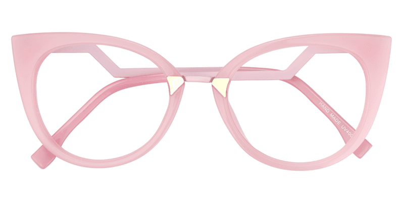 Cat Eye Pink Glasses | Zeelool Eyeglass Frame1