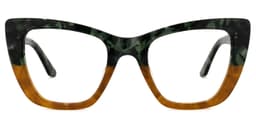 Lewis Cateye Two-Tone Glasses0