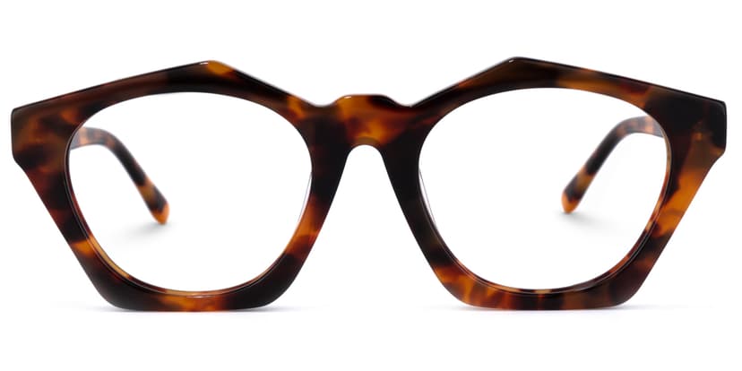 Flores Geometric Tortoise Glasses