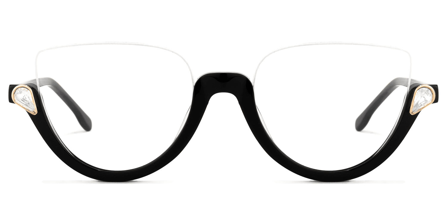 Cat Eye Black Glasses0