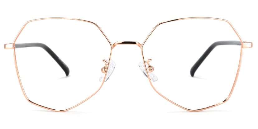 Bivins Geometric Gold Glasses
