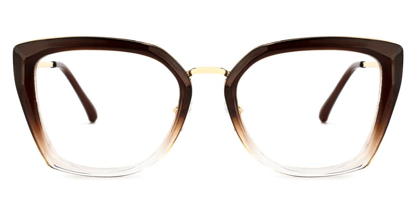 Matos Sqaure Brown Glasses