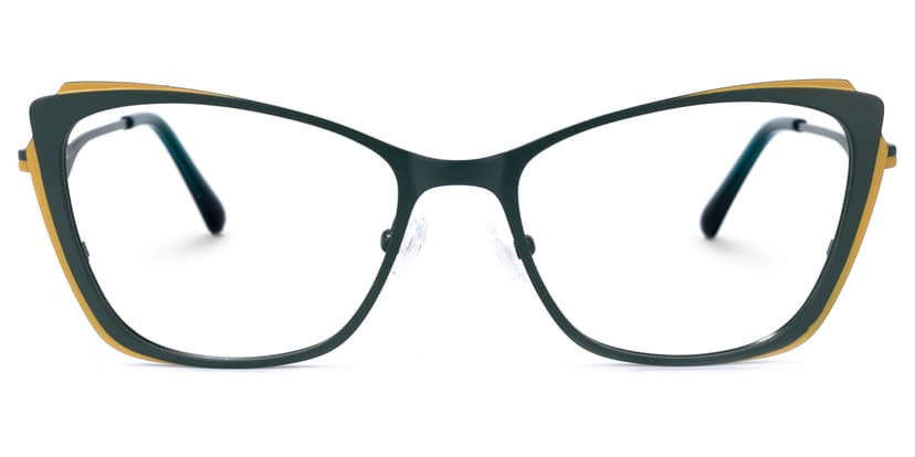 Divas Cateye Green Glasses