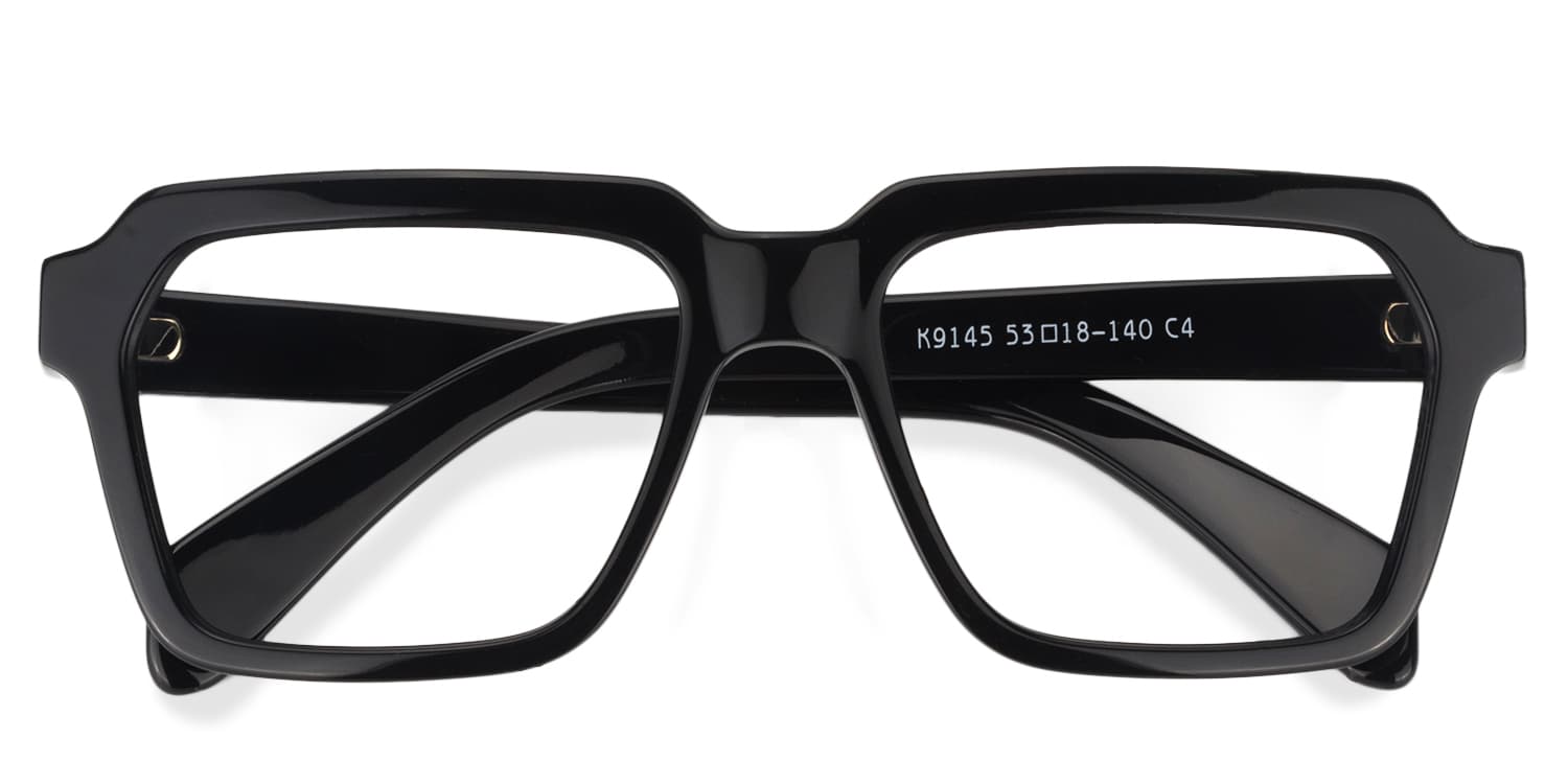 Cally Square Black Glasses hover