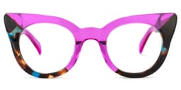 Godwin Cateye Purple Glasses0