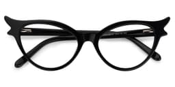 Judy Cat Eye Black Glasses1