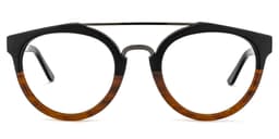 Katrece Round Two-Tone Glasses0