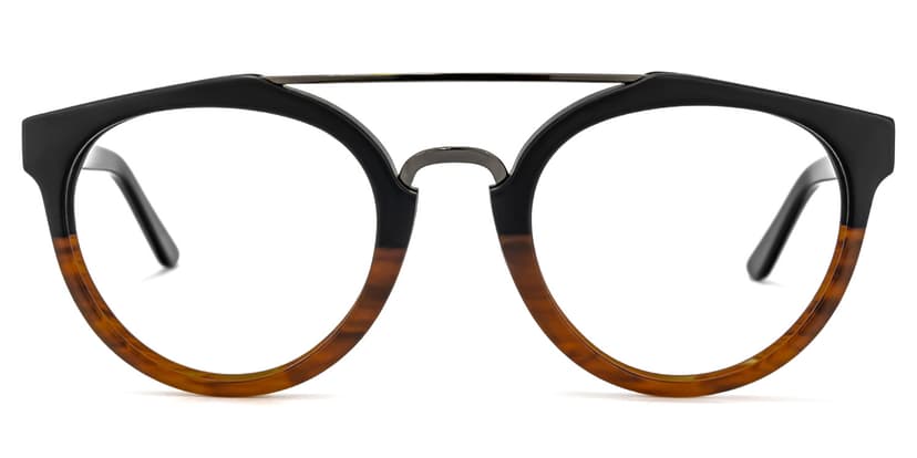 Katrece Round Two-Tone Glasses
