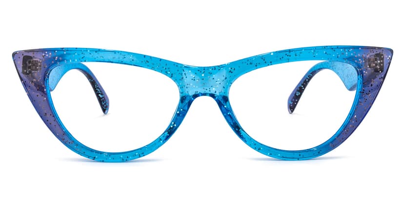 Harding Cateye Blue Glasses