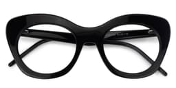 Maria Cat-eye Black Glasses1