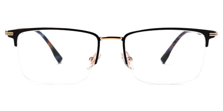Simms Square Black Glasses