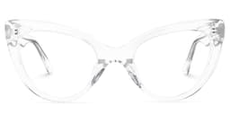 Claudette Cat Eye Crystal Glasses0