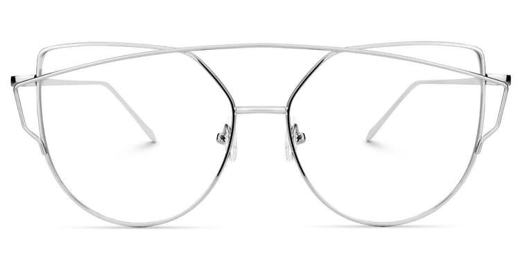 Selina  Aviator Silver Glasses