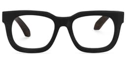 Sam Rectangle Wood Glasses0