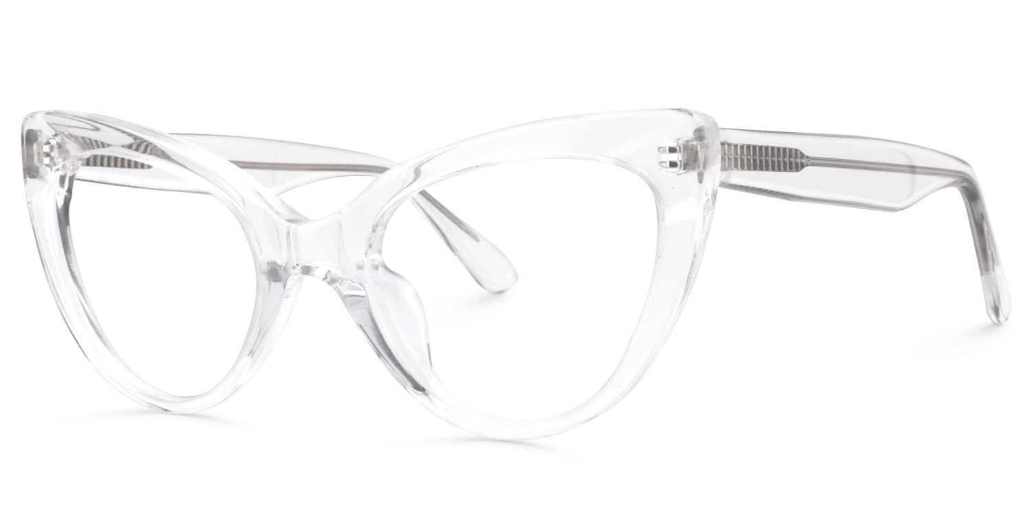 Cat Eye Crystal Glasses | Zeelool Glasses1